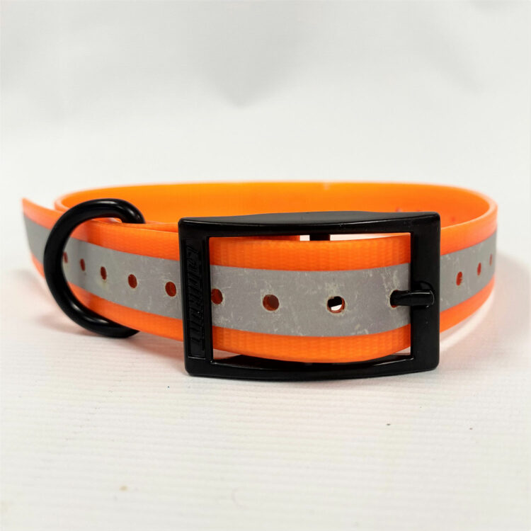 Collier réfléchissant orange